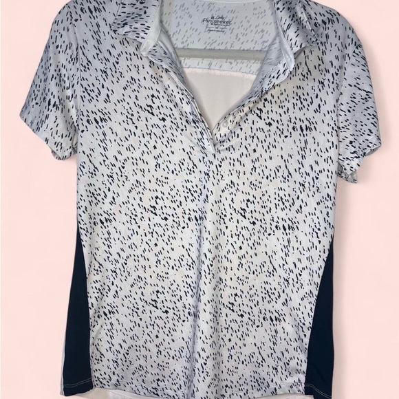 TWO Pink and White Golf Polo Shirt Bundle - Picture 2 of 7